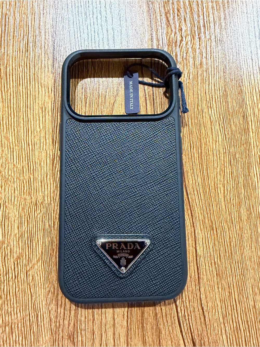 PRADA saffiano leather case for iPhone 17 Pro
